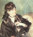 Portrait of Berthe Morisot 1873 - Edouard Manet