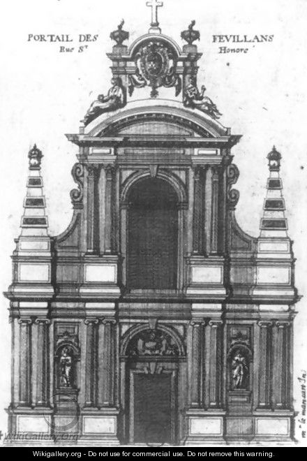 Portal of the Church of the Feuillants Monastery 1660 - Jean I Marot