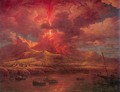 Vesuvius Erupting at Night 1768 - William Marlow