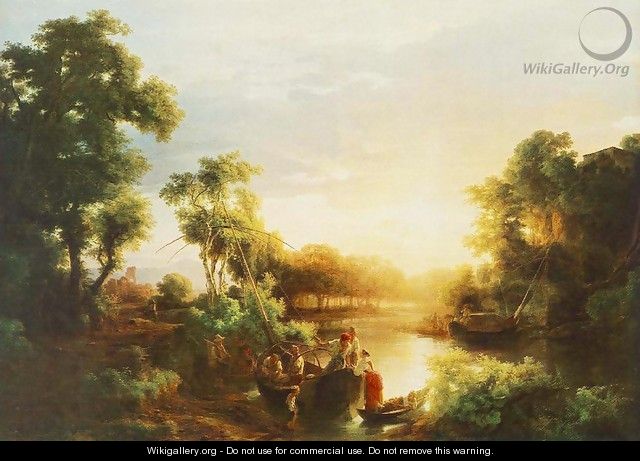 Fishermen 1851 - Károly, the Elder Markó