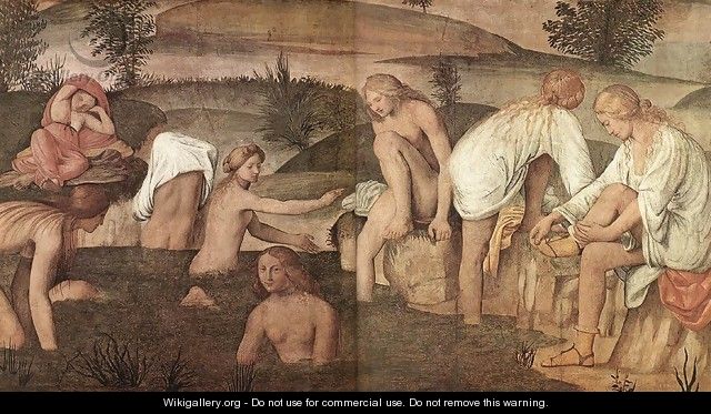 Girls Bathing 1520-23 - Bernardino Luini