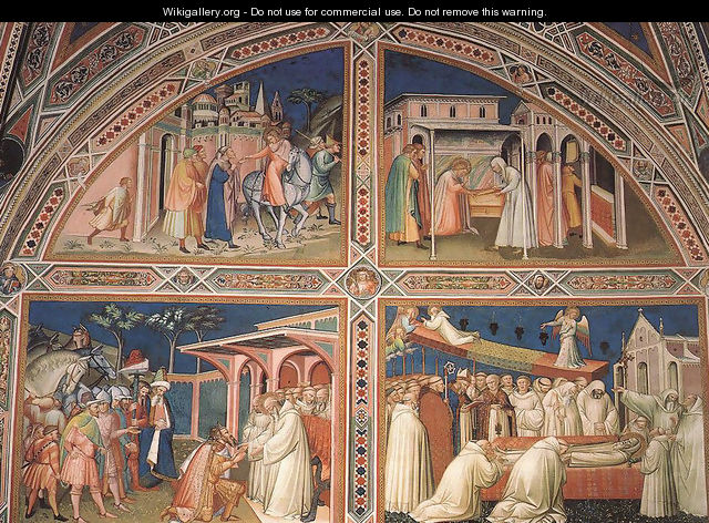 Stories from the Legend of St Benedict 1387 - Luca Spinello Aretino