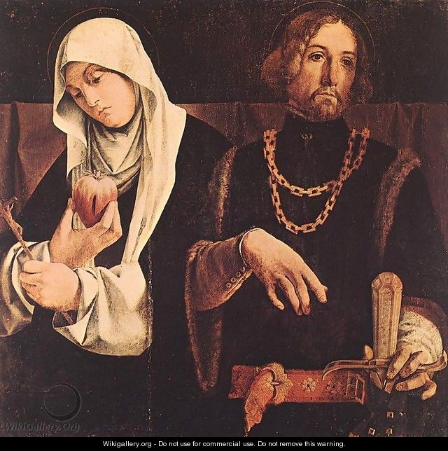 Sts Catherine of Siena and Sigismund 1508 - Lorenzo Lotto