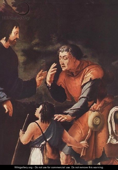 Christ Healing the Blind (detail) 1531 - Lucas Van Leyden