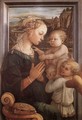 Madonna with the Child and two Angels 1465 - Fra Filippo Lippi