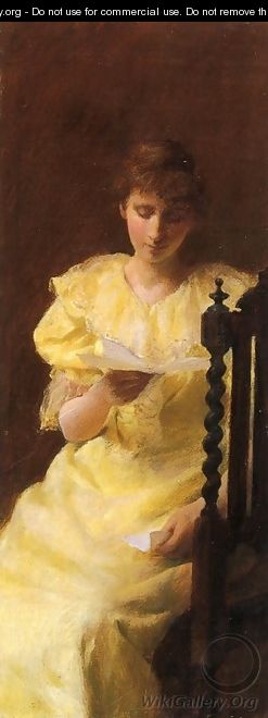 Lady in Yellow - Charles Curran