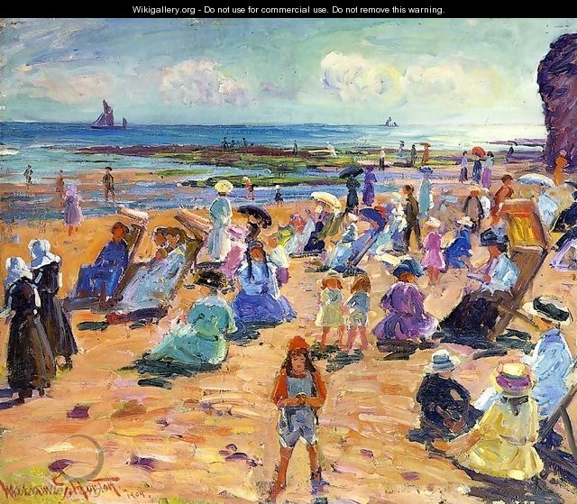 Beach Scene - William Samuel Horton