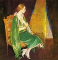 Woman in Green - Charles Hawthorne