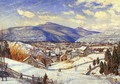 Winter Landscape, Valley of the Catskills - Charles Herbert Moore