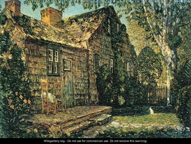 Little Old Cottage, Egypt Lane, East Hampton - Frederick Childe Hassam