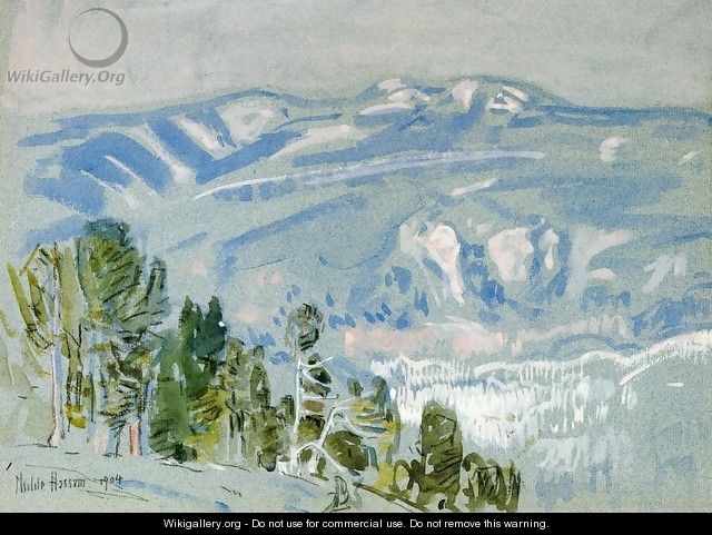 Looking towards Mount Adams from Mount Hood - Frederick Childe Hassam