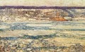 Ice on the Hudson - Frederick Childe Hassam