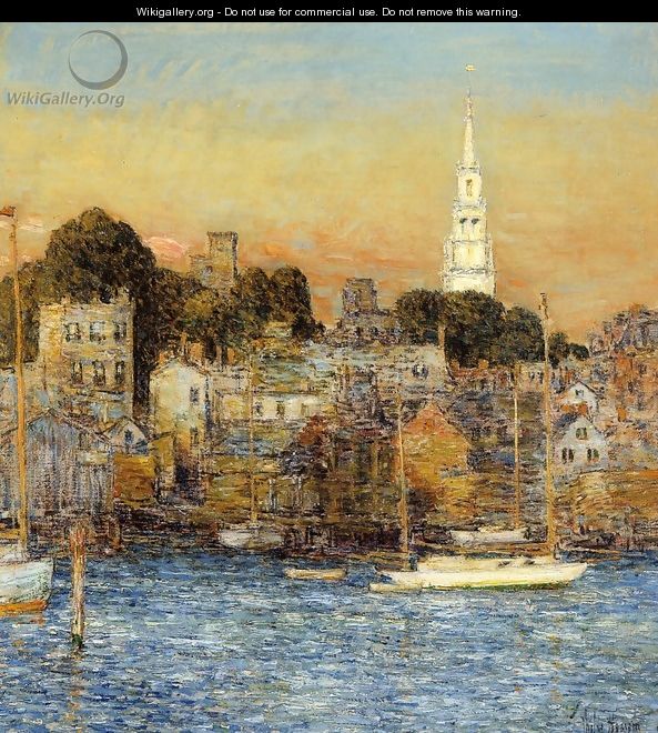Newport, October Sundown - Frederick Childe Hassam