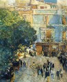 Square at Sevilla - Frederick Childe Hassam