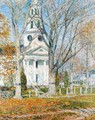 Church at Old Lyme II - Frederick Childe Hassam