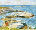 Bathing Pool, Appledore - Frederick Childe Hassam