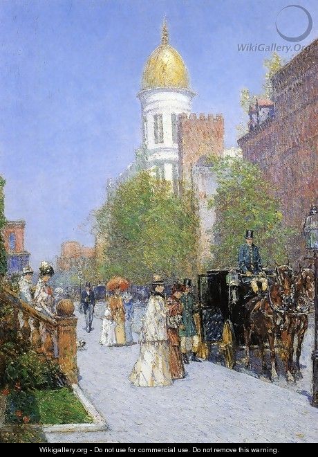 A Spring Morning - Frederick Childe Hassam