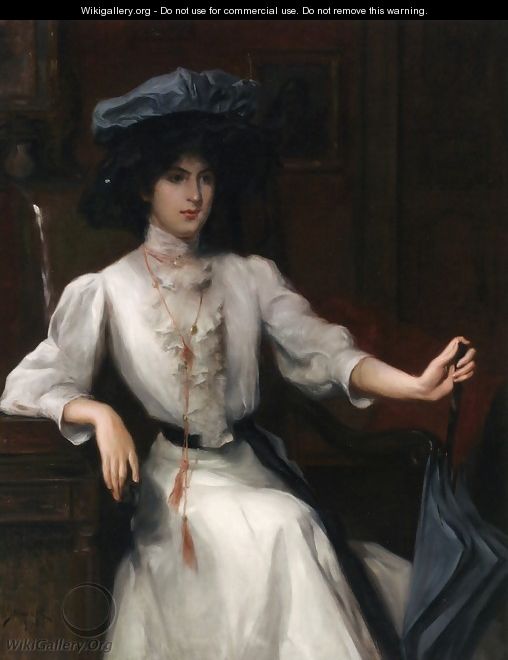 Portrait of a Woman - Julius LeBlanc Stewart