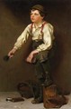 Shoe Shine Boy I - John George Brown