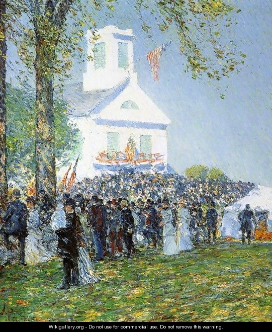 Country Fair, New England - Frederick Childe Hassam