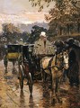 Hackney Carriage, Rue Bonaparte - Frederick Childe Hassam