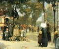 Paris Street Scene - Frederick Childe Hassam