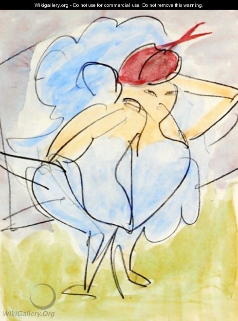 Dancer - Ernst Ludwig Kirchner