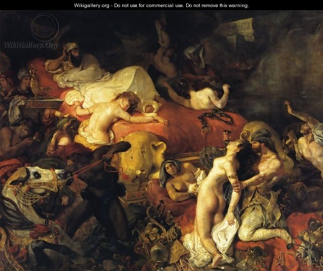 The Death of Sardanapalus - Eugene Delacroix