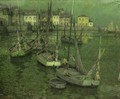 Fishing Boats - Henri Eugene Augustin Le Sidaner