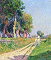 Eragny, Horse on a Sunny Path - Maximilien Luce