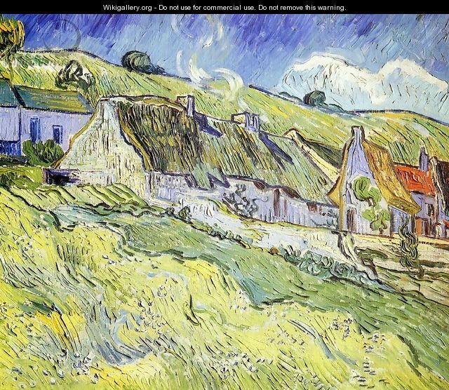 A Group of Cottages - Vincent Van Gogh