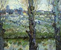 Orchard in Bloom with Poplars - Vincent Van Gogh