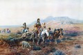 When the Trail Was Long Between Camps - Charles Marion Russell
