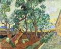 The Garden of the Asylum in Saint-Remy I - Vincent Van Gogh