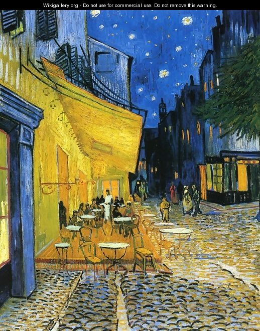 Cafe Terrace on the Place du Forum - Vincent Van Gogh