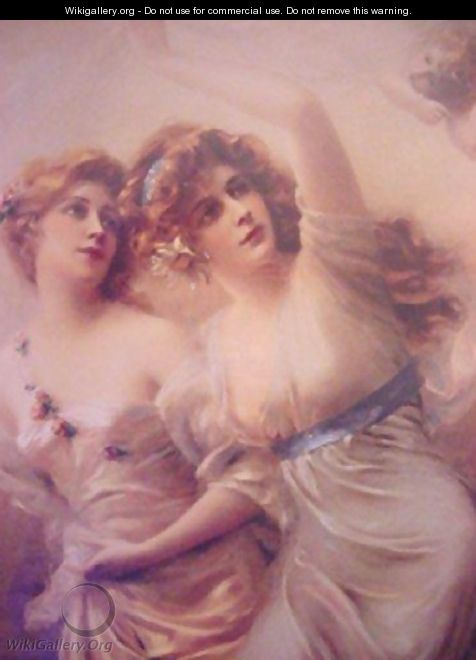 Two Maidens - Edouard Bisson
