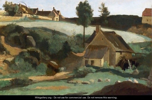 Morvan, The Little Mill - Jean-Baptiste-Camille Corot