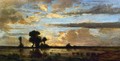 Sunset - Etienne-Pierre Theodore Rousseau