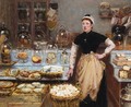 The Cheese Vendor I - Edouard-Jean Dambourgez