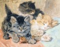 Three Kittens - Henriette Ronner-Knip