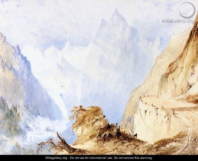 A View in the Alps - John Ruskin