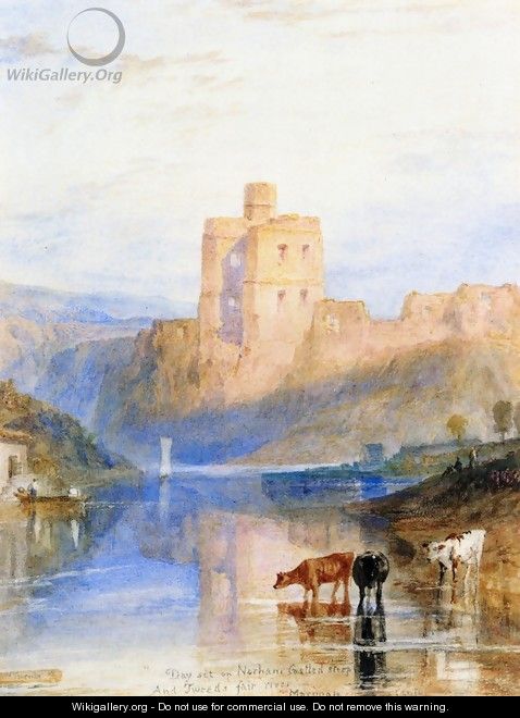 Norham Castle on the Tweed - Joseph Mallord William Turner