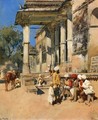 Portico of a Mosque, Ahmedabad - Edwin Lord Weeks