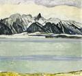 Thumersee with Stockhornkette in Winter - Ferdinand Hodler