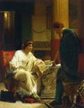 Vespasian Hearing from One of His Generals of the Taking of Jerusalem by Titus - Sir Lawrence Alma-Tadema