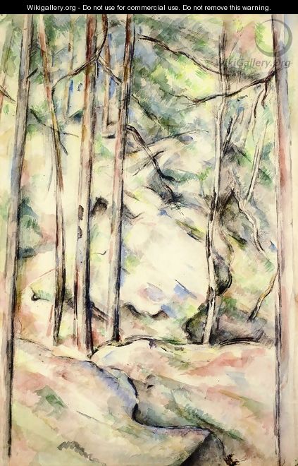 In the Woods IV - Paul Cezanne