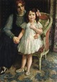 Portrait of Madame Goldner=Max and Her Daughter Juliette - Theo van Rysselberghe