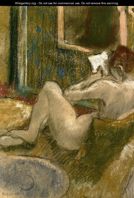 Nude from the Rear, Reading - Edgar Degas