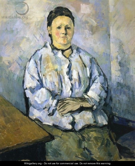 Seated Woman II - Paul Cezanne