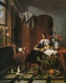 Lady in an Elegant Interior - David Emil Joseph de Noter